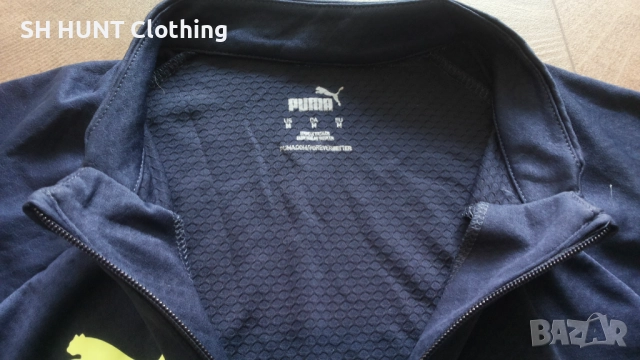 PUMA Individual Final 1/4 Zip Размер M мъжка блуза 19-60, снимка 12 - Спортни дрехи, екипи - 52683457