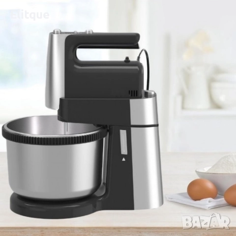 Миксер с купа Royalty Line RL-HM19015, 700W, 6 бъркалки, 3 л, Турбо, 5 скорости, снимка 6 - Миксери - 52542619