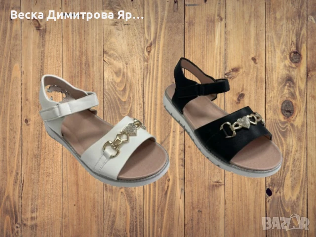 Модерни детски сандали със златиста верижка за изисканата млада дама, снимка 5 - Детски обувки - 51193664