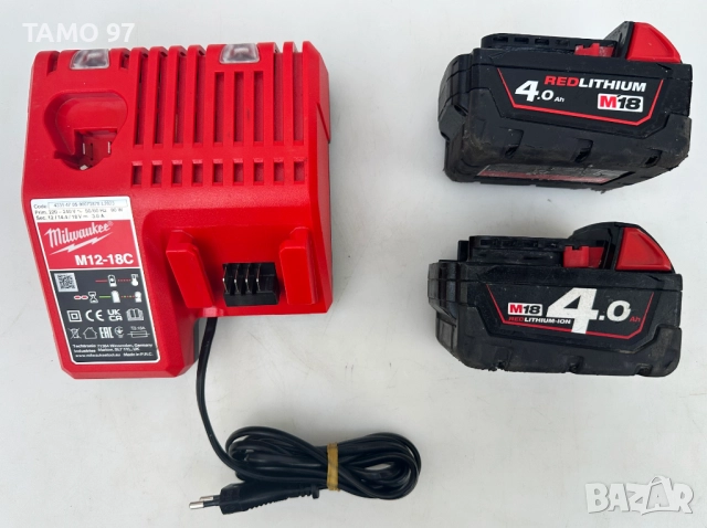 Milwaukee M18 CHX - Безчетков акумулаторен перфоратор 2x18V 4.0Ah, снимка 6 - Перфоратори - 52979645