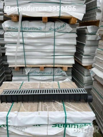 Линеен отводнител 100х100х1m, А15 - #Semmelrock, снимка 3 - Строителни материали - 53044994