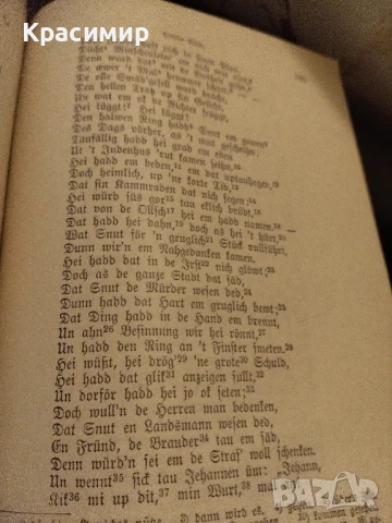 Фриц Ройтер Хане .1890 г ., снимка 3 - Антикварни и старинни предмети - 51021357