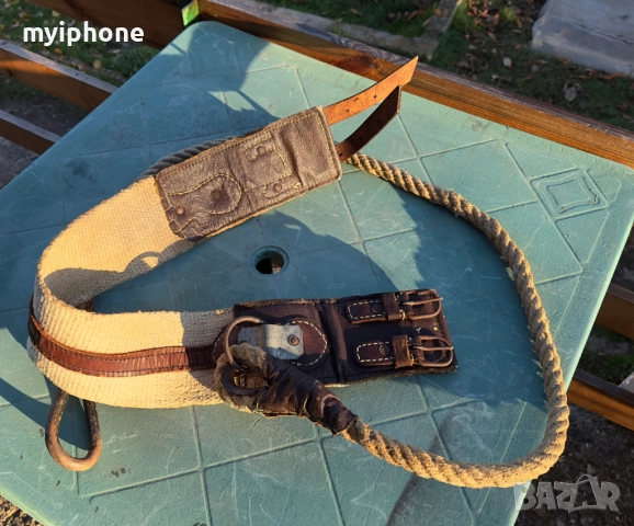 Здрав осигурителен колан за катерене и ремонтни работи яко въже 1,60 м., снимка 3 - Други - 48382546