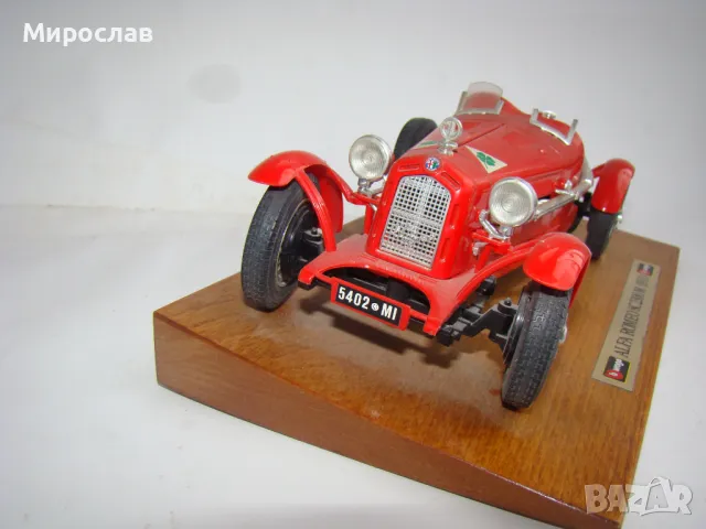 1:18 BBURAGO ALFA ROMEO 1931 ИГРАЧКА МОДЕЛ КОЛИЧКА, снимка 5 - Колекции - 48209799