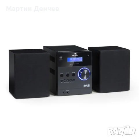 Микро стерео устройство, DAB+, bluetooth, дистанционно устройство, чер, снимка 1 - Аудиосистеми - 46932354