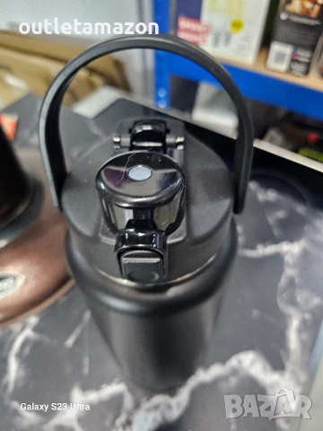 Бутилка за пиене HydroPal от неръждаема стомана 1,9 л, без BPA, подходяща за газирани напитки, снимка 2 - Други стоки за дома - 52848877