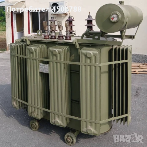 трифазен силов маслен трансформатор тип ТМ 630/20 AI 630 kVA, снимка 1