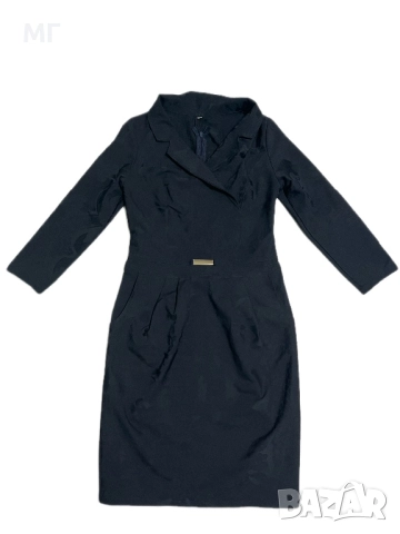 Тъмно синя елегантна рокля M р-р, снимка 2 - Рокли - 47972752