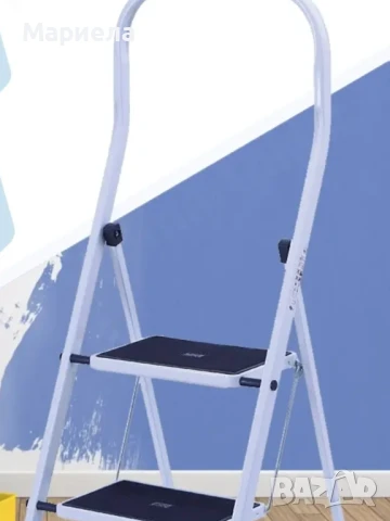 Стълба домакинска метална Super Up 2 стъпала / Здрава стълба до 150кг