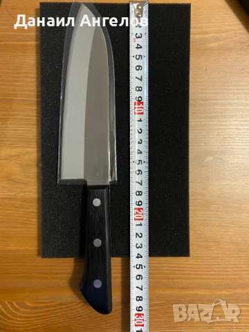 Японски нож Сантоку, 170 мм, TOJIRO BASIC Santoku, F-316, снимка 3 - Прибори за хранене, готвене и сервиране - 48214449