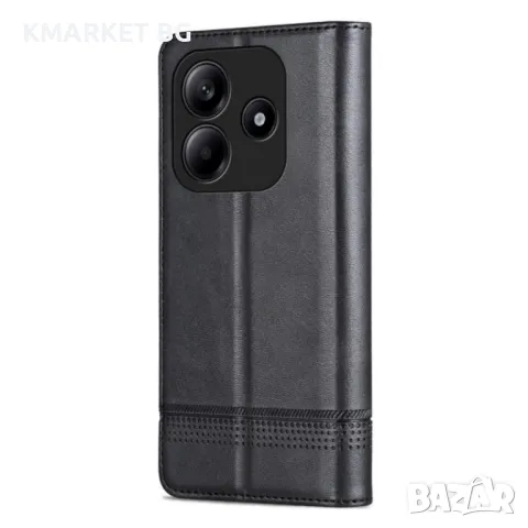 Xiaomi Redmi Note 14 5G AZNS Magnetic Wallet Калъф и Протектор, снимка 3 - Калъфи, кейсове - 48991239