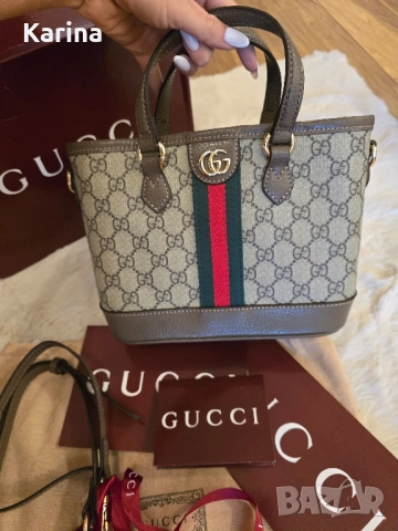 Налична чанта Gucci Ophidia Tote bag, снимка 10 - Чанти - 52243269