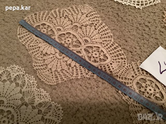 Плетени Покривки на една кука ,финно плетиво дантела , снимка 3 - Декорация за дома - 45728055