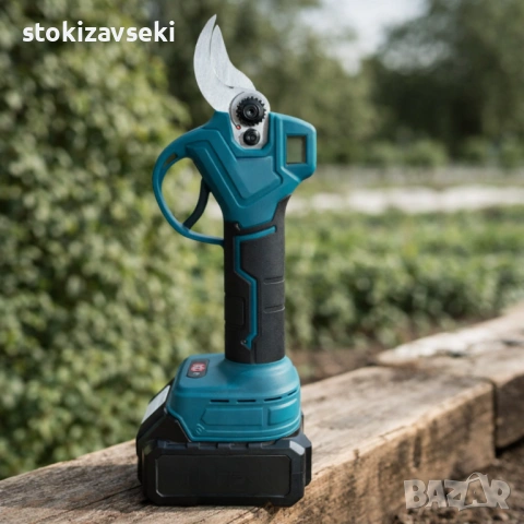 Комплект акумулаторна ножица 3" и резервен нож 36V 8A, снимка 5 - Други инструменти - 54083088