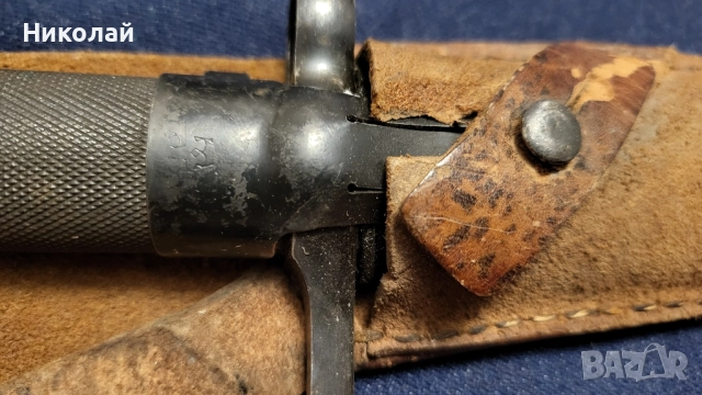 Щик маузер Швеция модел 1896 с лопус и заключване, снимка 3 - Антикварни и старинни предмети - 52373238