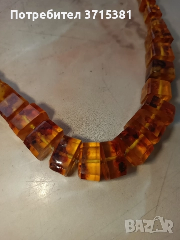 Кехлибарена огърлица, колие, снимка 6 - Колиета, медальони, синджири - 51945405