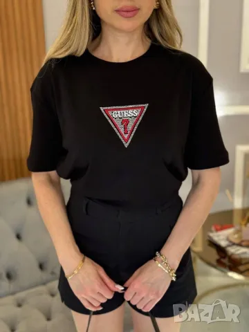 памучни дамски тениски guess , снимка 3 - Тениски - 50333929