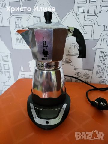 Електрическа кафеварка Bialetti Moka Timer за 6 чаши кафе, снимка 9 - Кафемашини - 45526838