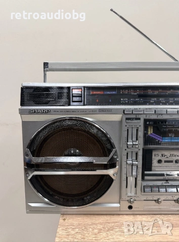 🔈Ретро радиокасетофон SHARP GF- 9000 - Boombox🔈, снимка 2 - Радиокасетофони, транзистори - 54217047