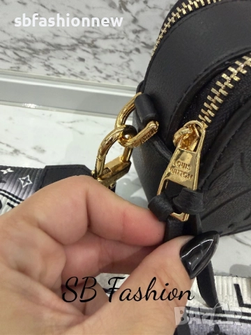 Черна чанта Louis Vuitton, снимка 3 - Чанти - 52819448