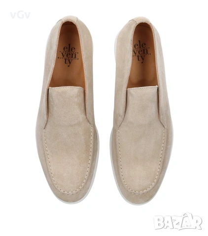Мъжки мокасини Eleventy Beige Suede Slip-On1 - 42/43