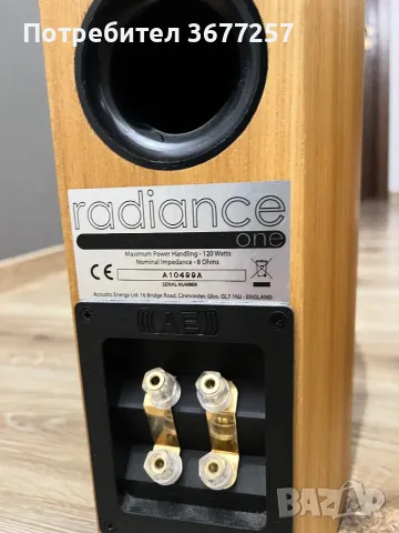 Тонколони acoustic Energy radiance one, снимка 5 - Тонколони - 48465030