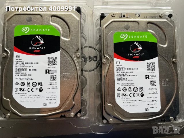 Твърд диск 6TB Seagate Iron Wolf - ST6000VN001