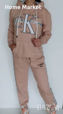 Дамски екип Внос от Турция Доставка до 3 дни с преглед и тест Материята е памук и еластан. Логото е 