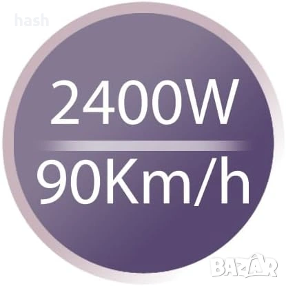 Remington йонен сешоар Pro-Air Turbo D5220, 2400 вата, керамично-турмалинов пръстен, стилизираща дюз, снимка 2 - Сешоари - 53585774