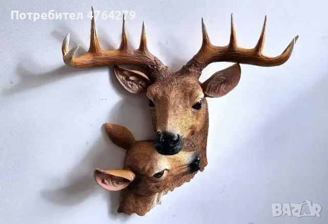 ново Пано За Стена -  Елен - Декорация за Камина Еленчета 35см, снимка 3 - Пана - 53854999