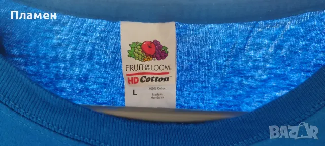 фланелка Fruit of the loom HD cotton , L размер, снимка 2 - Тениски - 49872229