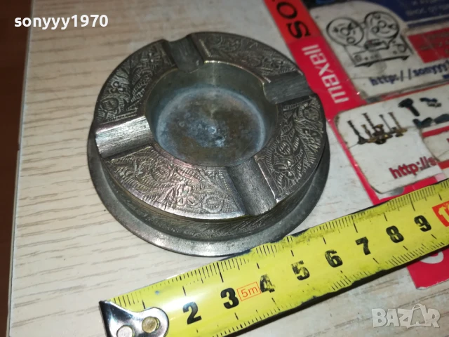 МЕТАЛЕН ПЕПЕЛНИК ОТ ГЕРМАНИЯ 2707251928, снимка 10 - Антикварни и старинни предмети - 51160084