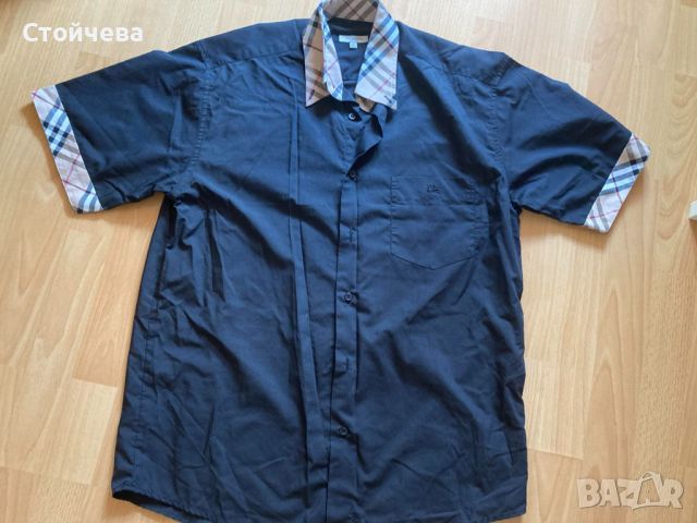 Мъжка риза Бърбъри Burberry , снимка 1 - Ризи - 46747595