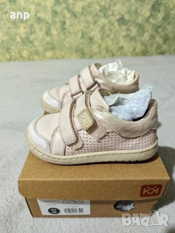 КК Детски обувки розови с лепенки | 26 номер 16,1 cм, снимка 2 - Бебешки обувки - 53851997