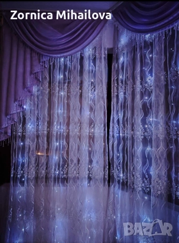 Коледни лампички тип завеса , снимка 2 - Декорация за дома - 52575205