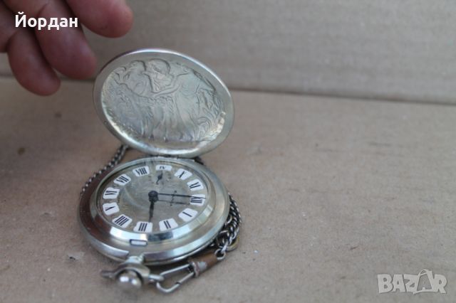 Рядък модел джобен часовник ''Молния'', снимка 8 - Антикварни и старинни предмети - 46114290
