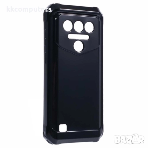 Калъф с протектор за Oukitel WP38 – мек TPU удароустойчив калъф, прозрачен или черен, снимка 2 - Калъфи, кейсове - 52477286