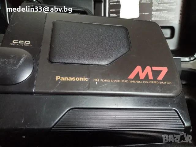 VHS проф.камера PANASONIC NV-M7EG пълен комплект с оригинален куфар, снимка 15 - Камери - 48769877