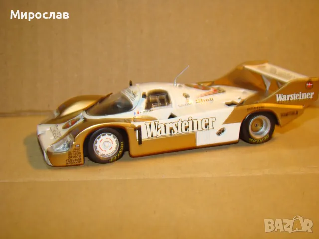 QUARTZO 1:43 PORSCHE 956 РАЛИ МОДЕЛ КОЛИЧКА ИГРАЧКА ЛЬО МАН, снимка 2 - Колекции - 48158211