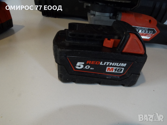 Промоция - Milwaukee M18 FSAG 125 XB със 5 Ah и зарядно - Акумулаторен ъглошлайф, снимка 3 - Други инструменти - 45003928