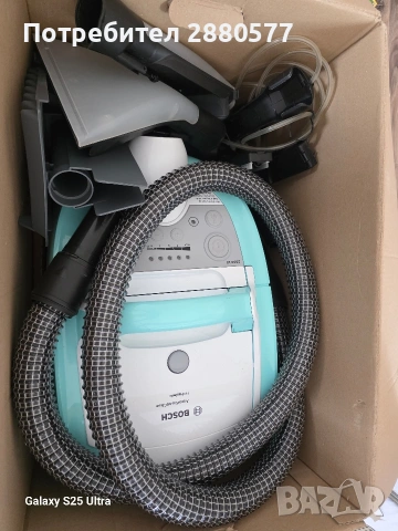 Това е многофункционална прахосмукачка Bosch AquaWash&Clean ProHygienic (модел BWD420HYG).  , снимка 2 - Други стоки за дома - 53924089