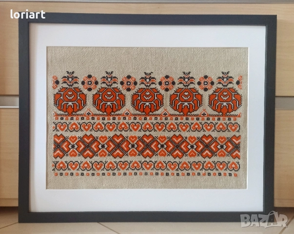 Бродерия в рамка