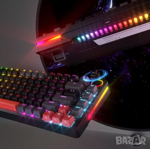 ПРОМО ! Surmen B400 RGB Геймърска клавиатура !, снимка 1 - Клавиатури и мишки - 45370955