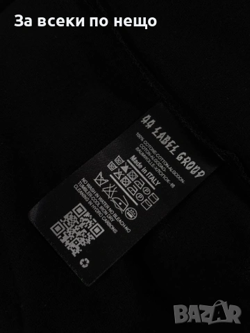 Label Groop 44 Мъжка Черна Тениска👕Мъжка Блуза С Къс Ръкав В Черен Цвят Код Mens P.244, снимка 7 - Тениски - 53922440