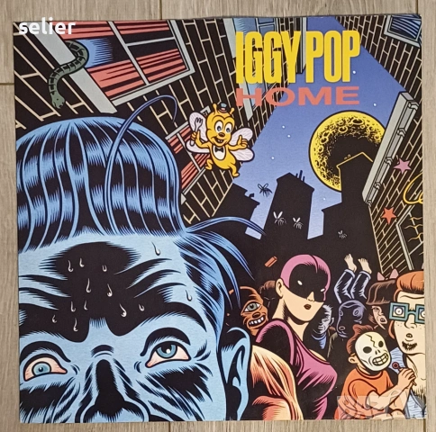 Iggy Pop ‎– Home Maxi Single 12 Издание 🇬🇧 UK 1990г Стил:Alternative Rock Рядко макси,в дискогс за