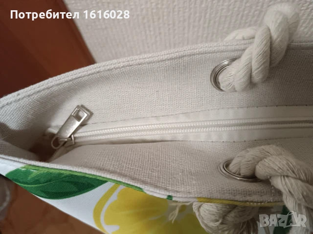 Голяма плажна чанта на лимони., снимка 10 - Чанти - 51320362