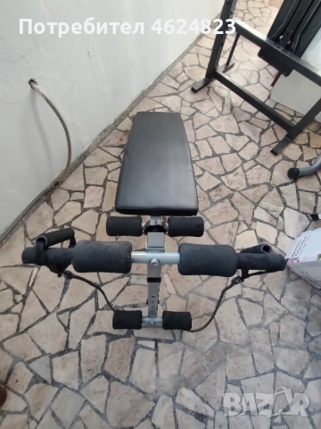 Лежанка за коремни преси + ластици + 2 гири, снимка 6 - Фитнес уреди - 52159313