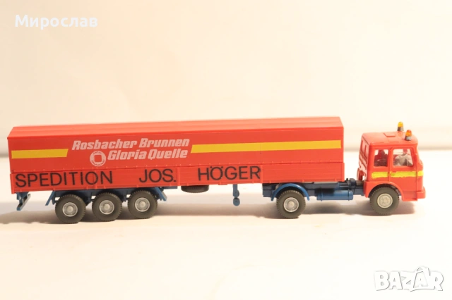 WIKING H0 1/87 MAN KАМИОН РЕТРО МОДЕЛ TIR, снимка 5 - Колекции - 53732618