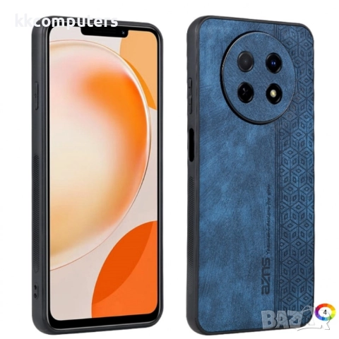 Huawei Enjoy 60X / nova Y91 4G AZNS Удароустойчив Кожен Калъф и Протектор, снимка 5 - Калъфи, кейсове - 52582585
