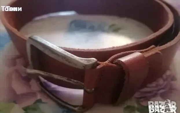 JACK and JONES Оригинал Нов Дамски Колан Изцяло от Естествена Кожа 100см. , снимка 2 - Колани - 53728653